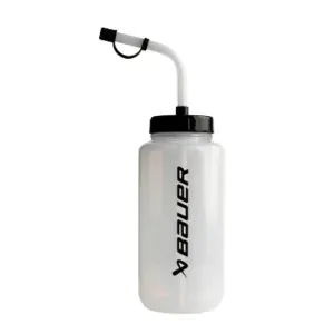 Hokejová fľaša Bauer STRAW TOP WATER BOTTLE White 1,0L